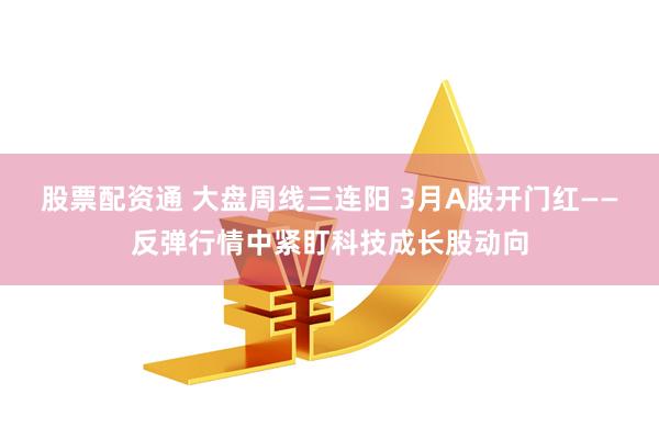 股票配资通 大盘周线三连阳 3月A股开门红——反弹行情中紧盯科技成长股动向