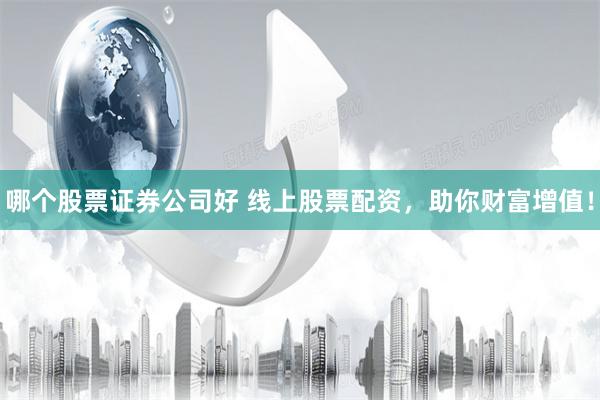 哪个股票证券公司好 线上股票配资，助你财富增值！
