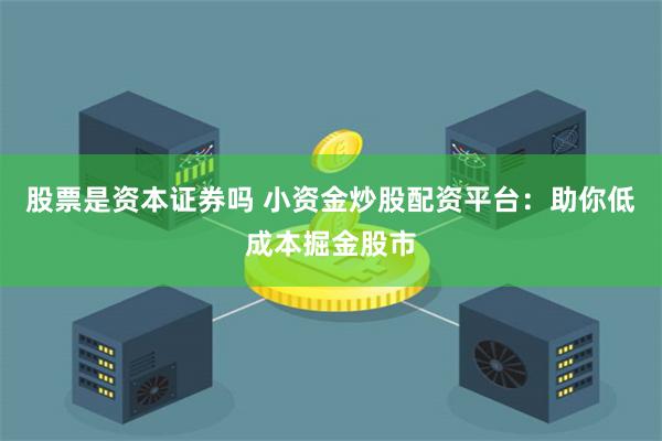 股票是资本证券吗 小资金炒股配资平台：助你低成本掘金股市