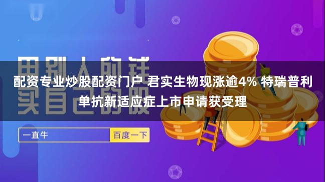 配资专业炒股配资门户 君实生物现涨逾4% 特瑞普利单抗新适应症上市申请获受理